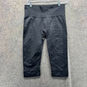 Lululemon Pants Women 8 Black Athletic Yoga High Rise Gym Legging Polyester Crop